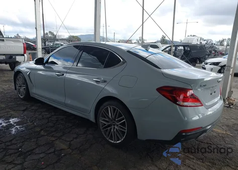 2020 Genesis G70 2.0T Rwd from USA, damaged, VIN KMTG64LAXLU049133